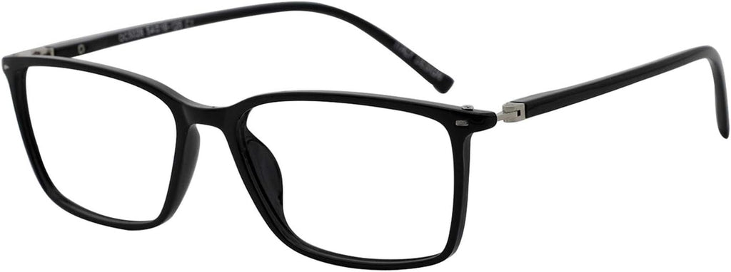 MARE AZZURO Reading Glasses Men Stylish Readers 0 1.0 1.25 1.5 1.75 2.0 2.25 2.5 2.75 3.0 3.5 4.0 5.0 6.0 (Black 200)