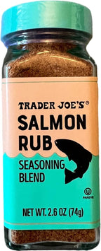 Trader Joes Salmon Rub, Seasoning Blend, 1 Pack