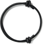 GENIQUE Real/Genuine Leather Bracelet for Men, Adjustable Mens Leather Bracelet, Leather Cord Bracelet