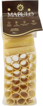 Marulo Cannelloni, Artisan Italian Pasta, Bronze Die Cut, Only 2 Ingredients, 100% Durum Semolina, Imported from Campania, Italy 1.1 lb (500g)