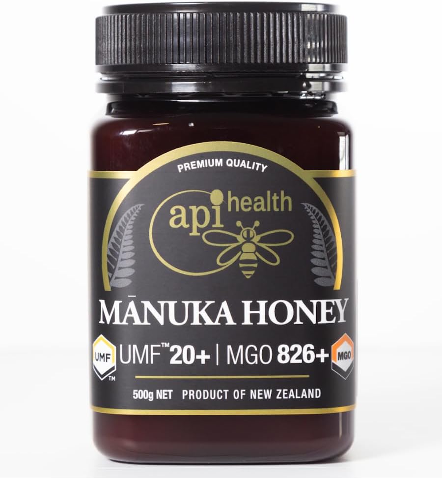 Manuka Honey 500g UMF 20+ (MGO 826+) Pure New Zealand Honey 1.1 lb
