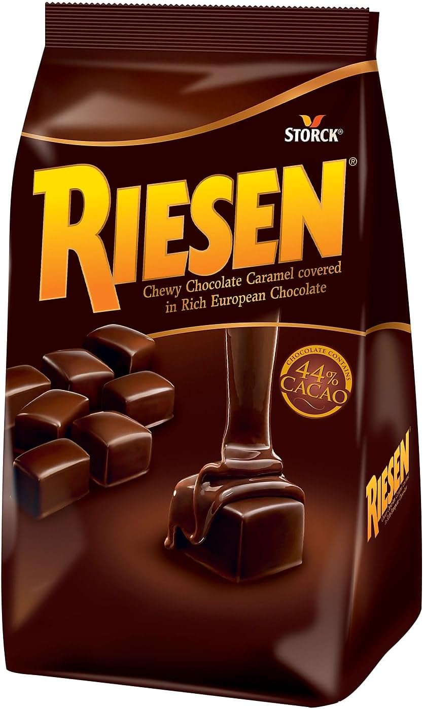 Riesen Chewy Caramel Dark Chocolate Pieces, 30 oz. (SUL398052)