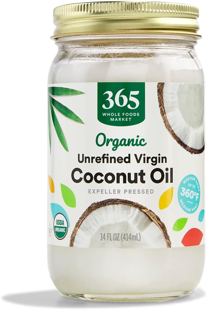365 by Whole Foods Market, Organic Unrefined Coconut Oil Virgin, 14 Fl Oz