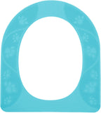 Tyenaza Toilet Seat Cover, Universal Silicone Non Slip Toilet Seat Cover Pad Washable Toilet Seat Cushion Cover Easy Installation Comfortable(Blue)