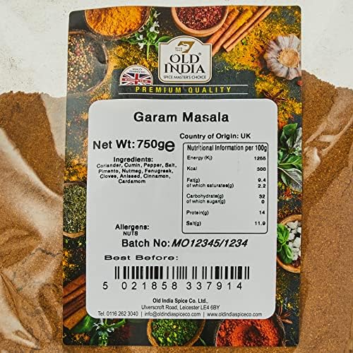 Old India Kashmiri Garam Masala 750 g