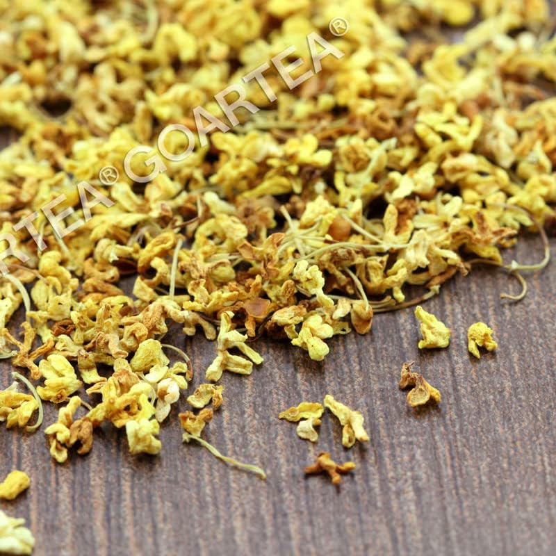 GOARTEA 250g / 8.8oz Natural Sweet Osmanthus Flower Tea Fragrant Osmanthus Flower Herbal Dried Buds