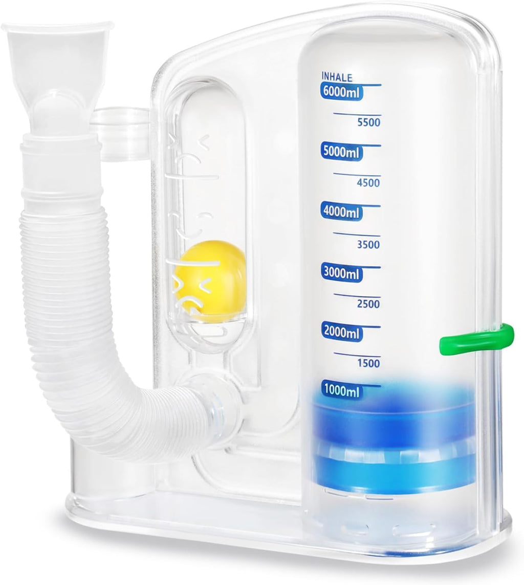 Incentive Spirometer Adult, Breathing Exercise Device for Lungs, Lung Exerciser Device, Breathing Trainer