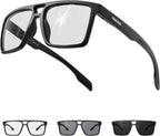 Photochromic Sunglasses for Men Women, UV Transition and Proteciton. ANSI Z87.1 for Sports Running and Work safety