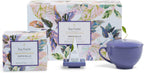 Tea Forte Gift Set with Cafe Cup, Tea Tray, Mini Presentation Box with 10 Handcrafted Pyramid Infuser Tea Bags, Gifts for Mom, Demoiselle Tea