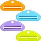 Toothpaste Roller, Tube Wringer Hanging Toothpaste Saver Squeezer Clips Holder Rolling Holder 4 Pack