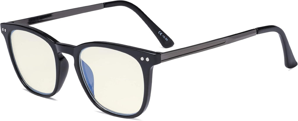 Eyekepper Blue Light Filter Glasses Men Women - Blocking UV Rays Anti Screen Glare Retro Computer Reading Eyeglasses