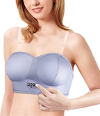 3-in-1 Heating & Vibration Massage Bra, Chest Massager Breast Enhancement Instrument Massage Device,Wireless USB Rechargeable, for Women Chest Shaping, Postpartum Recovery