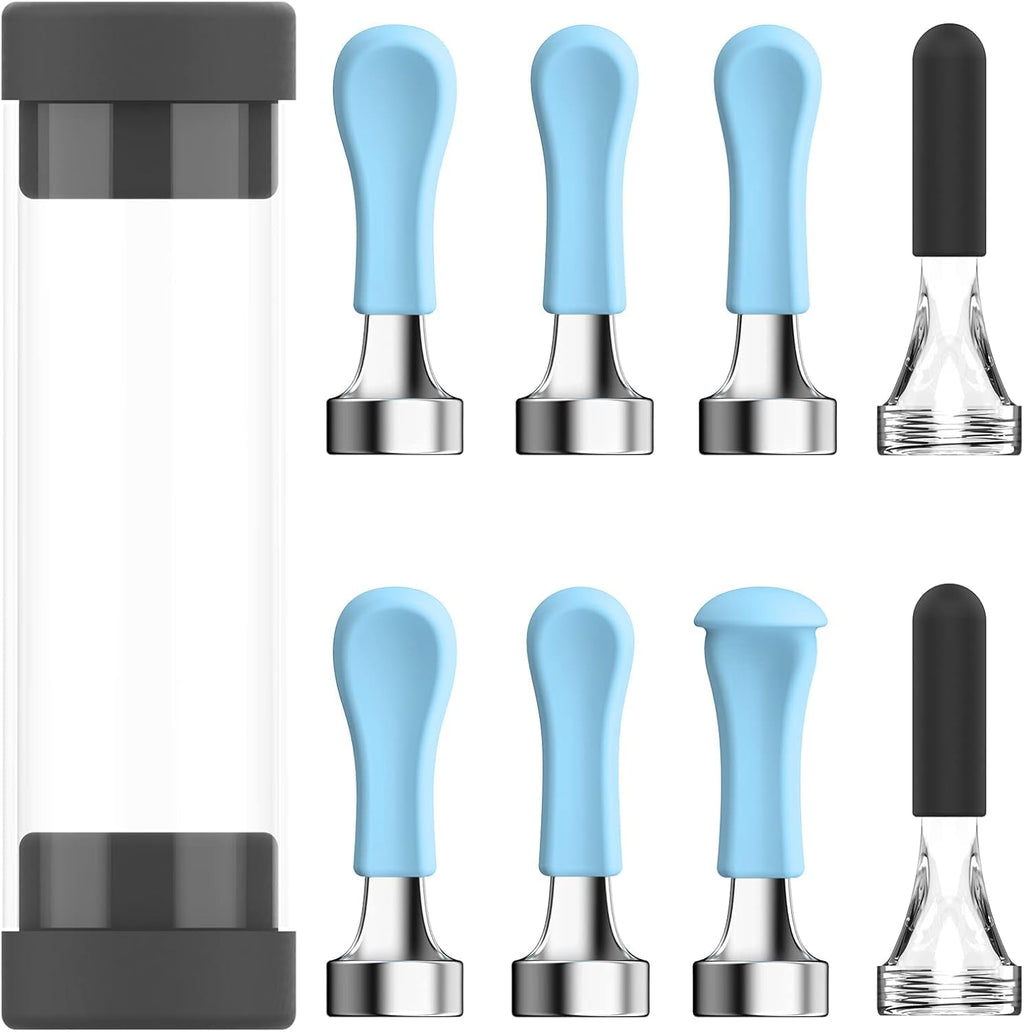 Premium Silicone Ear Cleaning Tips – 8-Piece Replacement Set for Bebird Ear Endoscopes | Spiral, Scoop & Brush Attachments with Travel Case
