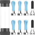Premium Silicone Ear Cleaning Tips – 8-Piece Replacement Set for Bebird Ear Endoscopes | Spiral, Scoop & Brush Attachments with Travel Case
