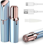 Facial Hair Removal for Women, Electric Painless Facial Hair Remover for Face, Lip, Chin with USB Rechargeable, Blue