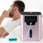 Hydrogen Inhalation Machine, H Separated 1800ml/min (1200 H/600) Dual-Port Inhaler, 99.996% Purity H2 Generator, SPE/PEM Technology, for Home