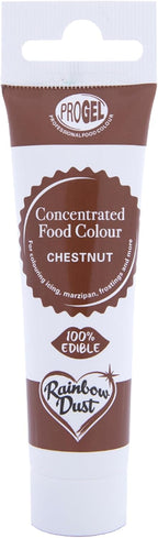 Rainbow Dust Pro-Gel Food Colouring - Chestnut