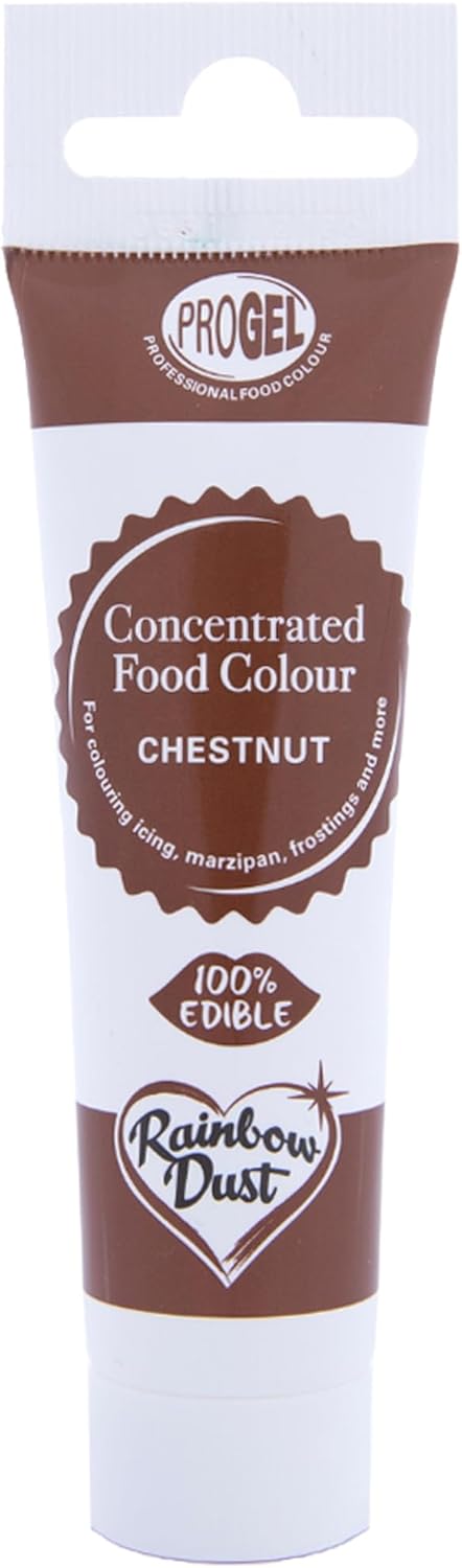 Rainbow Dust Pro-Gel Food Colouring - Chestnut