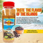 Island Spice Jerk Seasoning 32 ounces - Gluten-Free Vegan-Friendly Dry Rub with Real Jamaican Pimento - Authentic Jerk Flavors and Spice Blend - Use on Chicken, Pork, Beef, Seafood, and Vegan Dishes