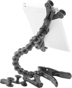ModularHose Tablet Holder with Heavy Duty Spring Clamp (Opens to 2"), Compatible with Tablets and Cases up to 14.25" (iPad, iPad Air, iPad Pro 11, Samsung Tab, Microsoft Surface), 14" Arm