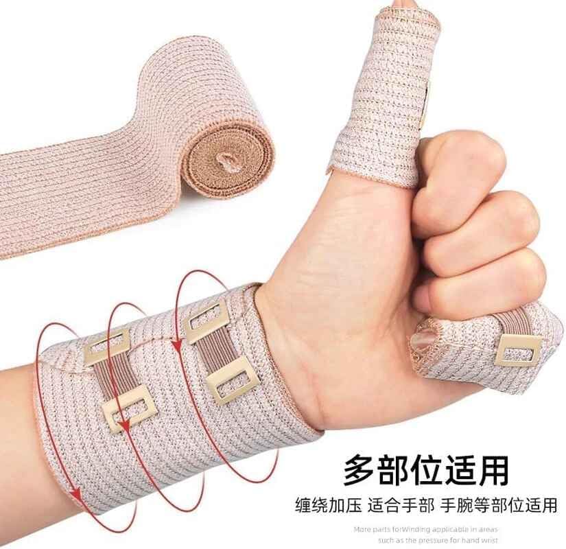 20Pcs Skin Color Elastic Bandage Clips Replacement Elastic Bandage Wrap Stretch Metal Clips Fixation Clamps Kit Hooks for Various Types Bandages
