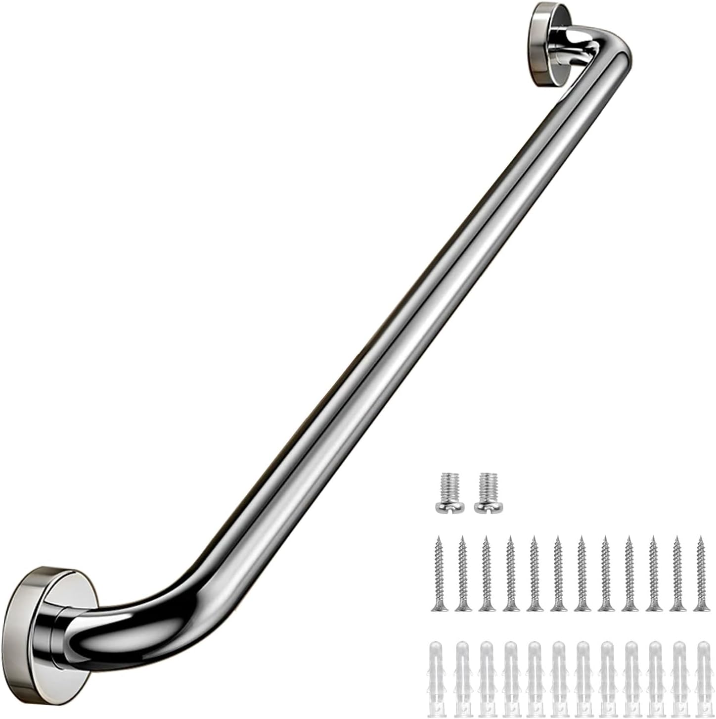 Staircase Banister Hand Rails for Indoor and Outdoor, 304 Stainless Steel Safety Handrail, Non-Slip Grab Bar – Bathroom Safety Handle(3.3 FT)