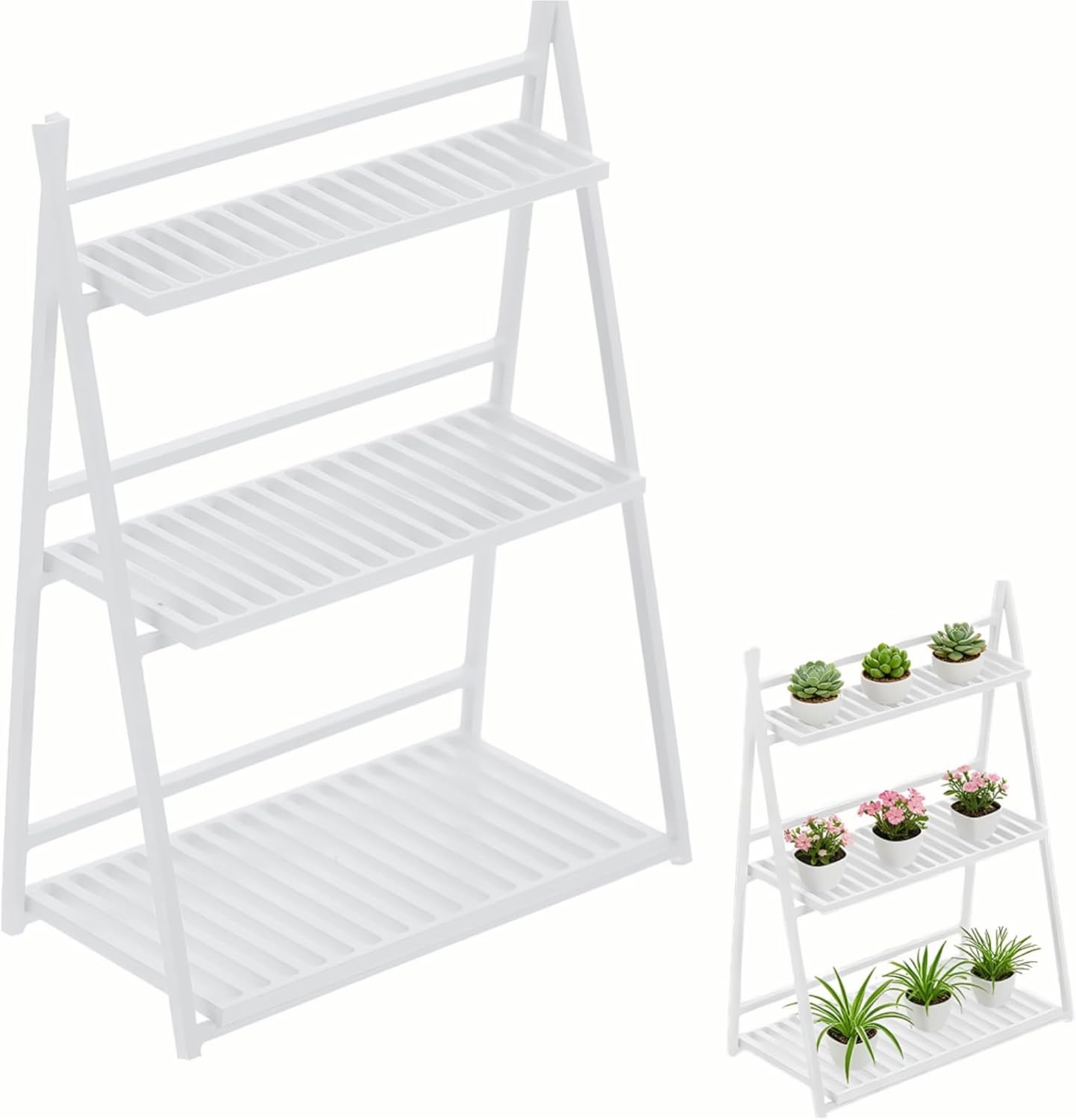 Miniature Flower Pot Stand Model Toy Dollhouse Furniture Display Rack for Mini Plants Creative Home Decor and Classroom Rewards