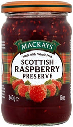 Mackays Scottish Raspberry Preserve (340g) - Pack of 2