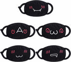 Cute Cat Face Mask, Kawaii Cotton Mouth Masks Reusable Washable Face Mask Anti-Dust Anime Masks for Women Men