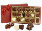 Luxury Milk Chocolate Truffles Gift Box, 18-Piece Assorted Belgian-Style Chocolates, Mother’s Day Gift For Mom, Date Night Desserts, Birthdays And Anniversaries