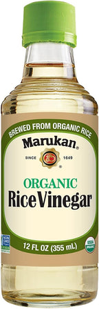 Marukan Organic Unseasoned Rice Vinegar, 12 Ounce Glass Bottle (Pack of 1)
