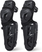 SCOYCO Motorcycle Knee Pads for Men - CE Level 1 Motocross Knee Shin Guards Protective Gear with 45°-180° Knee Flexibility Design and Adjustable Elastic Bands