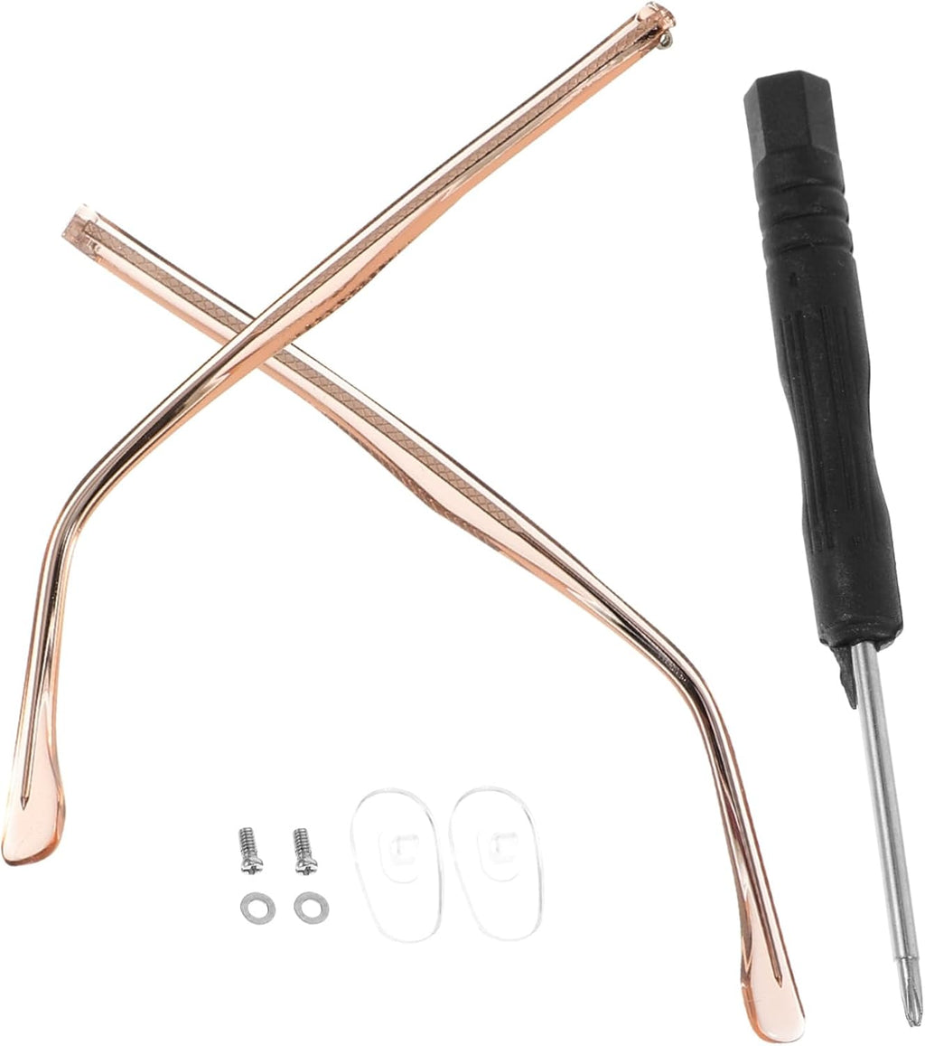 OSALADI 1 Pair Glasses Replacement Arms of Comfortable Eyeglasses Temples for Sunglasses and Eyeglasses Repair Kit Easy Installation with Versatile Fit Design