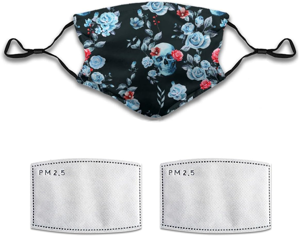 Face Mask Washable Reusable Adult Cloth Dust Mask 5-Layer Protection Activated Carbon Filter Anti Dust Face Masks