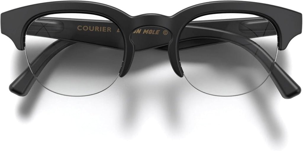 LONDON MOLE® Courier reading glasses | Modern vintage browline readers | Men’s Women’s Unisex | Spring hinges