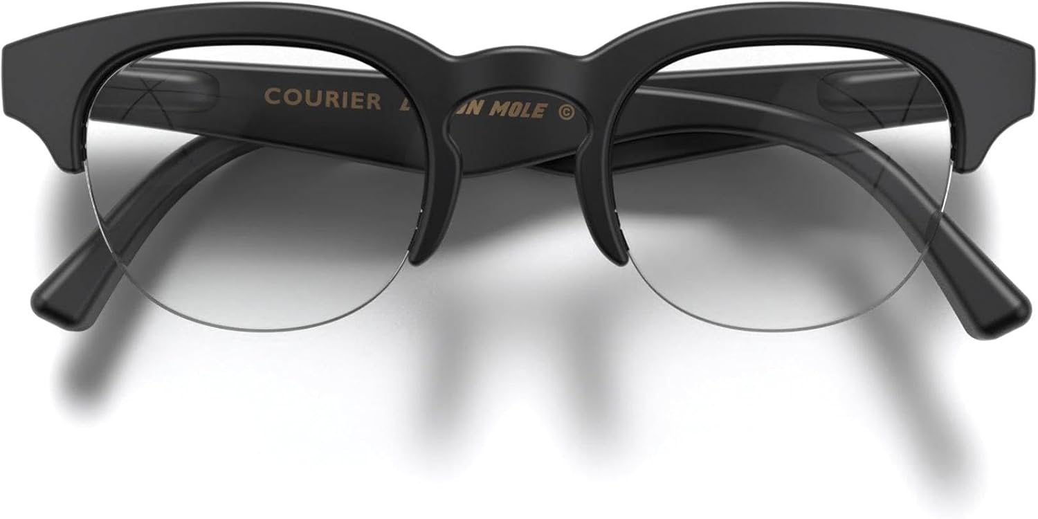 LONDON MOLE® Courier reading glasses | Modern vintage browline readers | Men’s Women’s Unisex | Spring hinges
