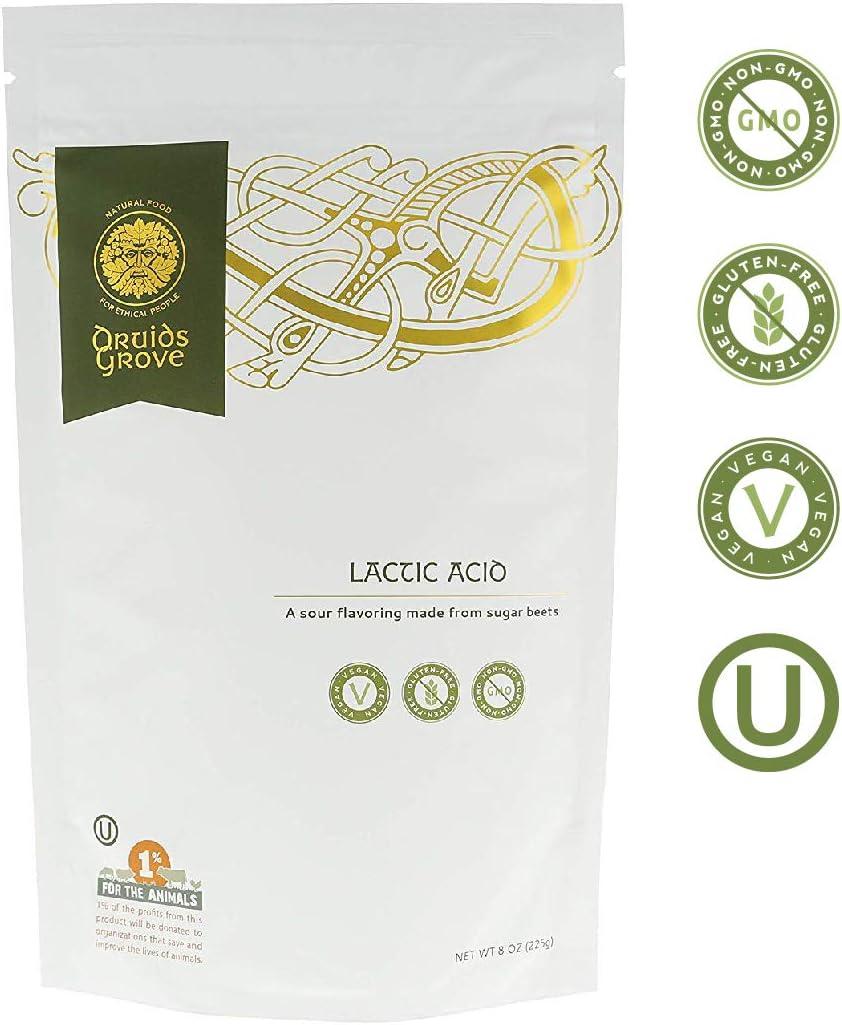 Druids Grove Lactic Acid Vegan ⊘ Non-GMO Gluten-Free OU Kosher Certified - 8 oz.