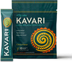 Kavari Kava Relaxation Shots - Citrus Flavor | Liquid Kava Root Extract | 275mg Kavalactones per Sachet | 10 Single-Serve 16mL Sachets