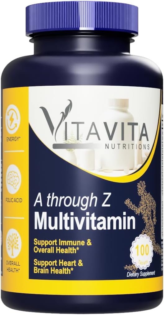A Through Z Multivitamin, Support Immune & Overall Health, 100 Capsules