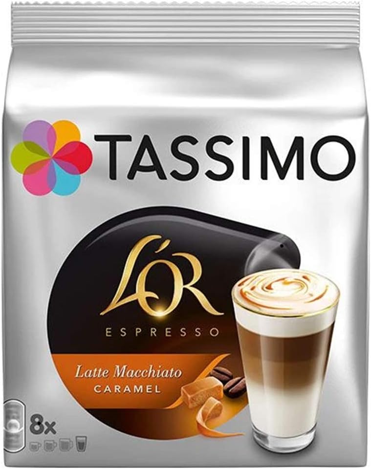 Tassimo L'Or Latte Macchiato Caramel pack of 2, 2 x 16 T-Discs