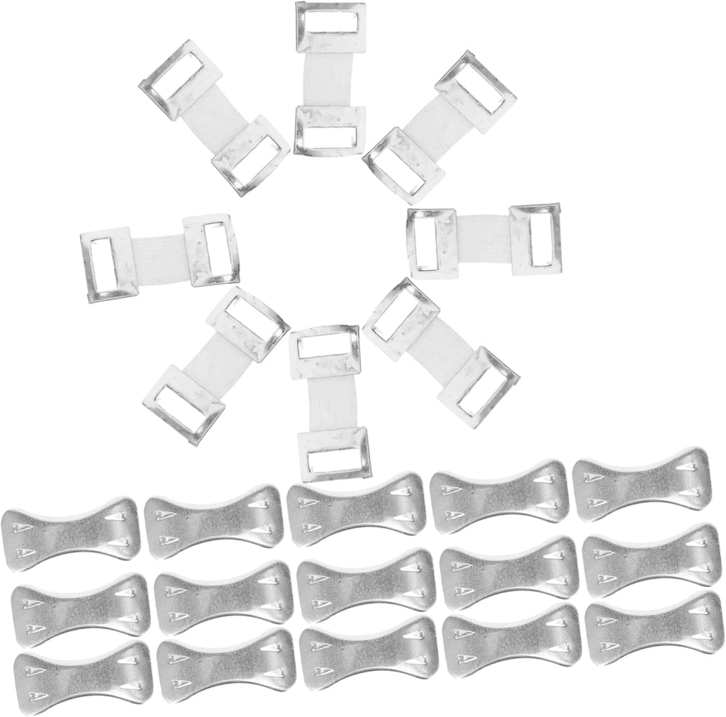 1 Set of Aluminum Buckles Fixed Clips for Bandages Fasten Holders Elastic Crepe Bandage Accessory