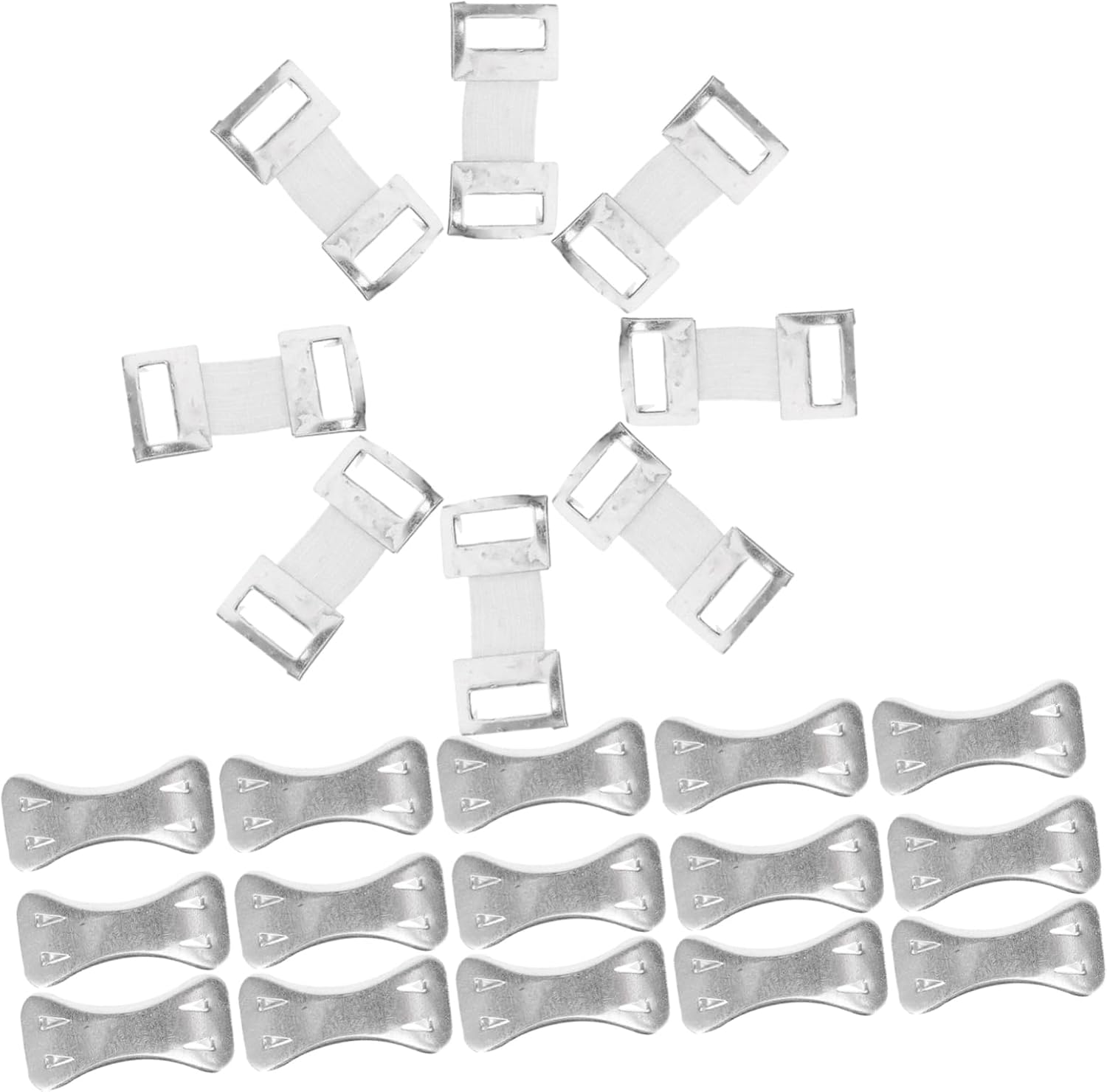 1 Set of Aluminum Buckles Fixed Clips for Bandages Fasten Holders Elastic Crepe Bandage Accessory