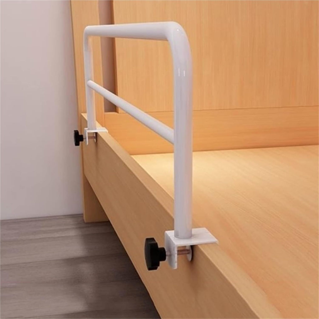 Medical Bed Rails for Elderly Adults Clip-on, Bedside Fall Safe Prevention Grab Bar, Stability Standing Bar Handle, Suitable for Pregnant Women, Disabled People(80 * 30cm)