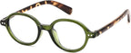 FEISEDY Vintage Oval Blue Light Reading Glasses for Women, Stylish Lightweight 90s Reader B0327