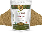 Organic Way Brahmi Leaf Powder (Bacopa Monnieri) - Organic & Kosher Certified | Raw, Vegan, Non GMO & Gluten Free | USDA Certified | Origin - India (1/4 LBS)