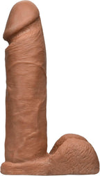 Doc Johnson Vac-U-Lock - The Realistic Dildo - 8 Inch ULTRASKYN - F-Machine and Harness Compatible - for Adults Only, Caramel
