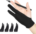 OTraki 4 Pack Artist Drawing Gloves for Digital Tablet Paper Sketching