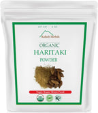 Kailash Herbals Organic Haritaki Powder USDA Certified Organic, 1/2 Pound - Terminalia chebula - Detoxification & Rejuvenation, Brain Function and Vitality