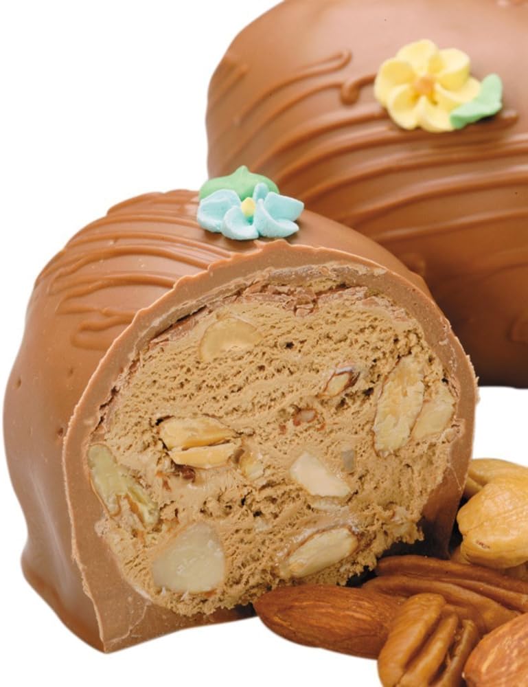 Philadelphia Candies Maple Nut Easter Egg, Milk Chocolate 8 Ounce Gift Box