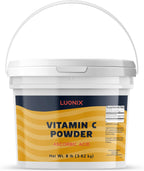 Luonix Vitamin C Powder, 1 Gallon Bucket, Ascorbic Acid, Supplement